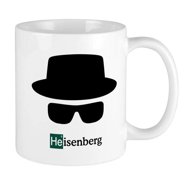 HEISENBERG Breaking Bad White Mug