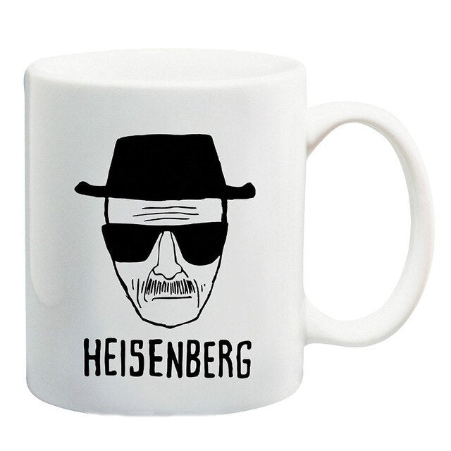 HEISENBERG Breaking Bad White Mug