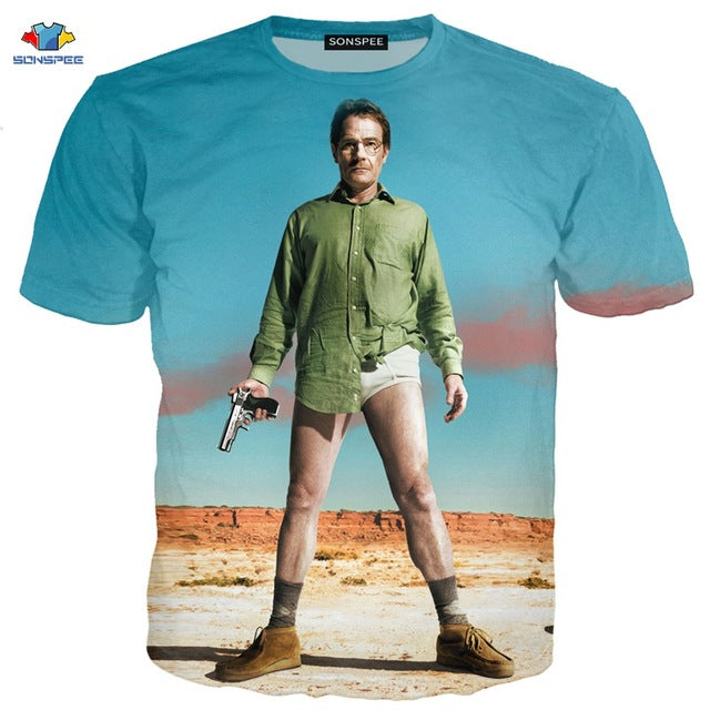 3D Breaking Bad T-Shirt