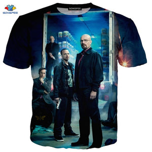 3D Breaking Bad T-Shirt