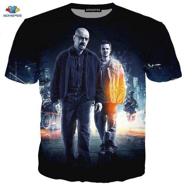 3D Breaking Bad T-Shirt