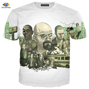 3D Breaking Bad T-Shirt