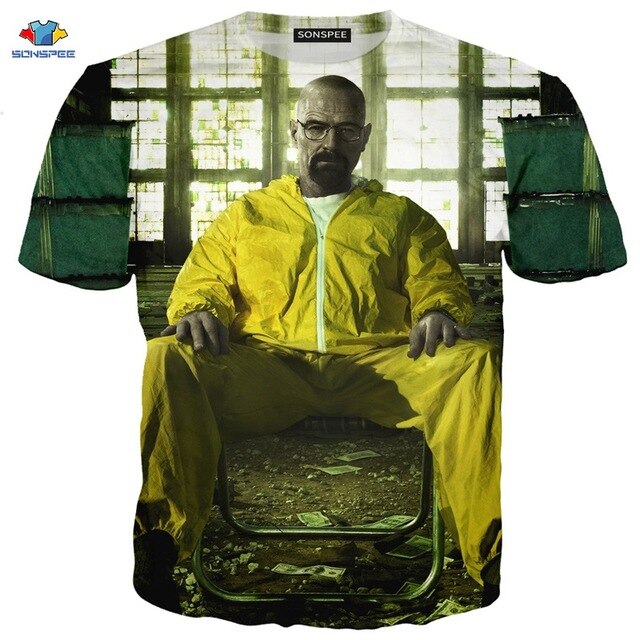 3D Breaking Bad T-Shirt