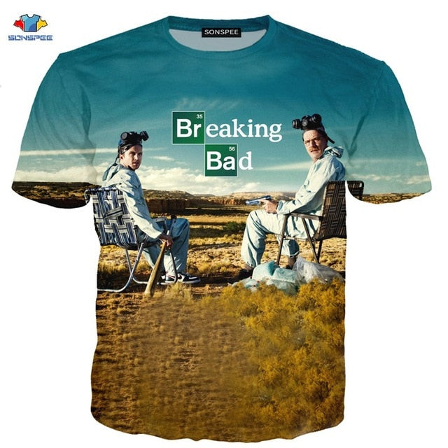 3D Breaking Bad T-Shirt