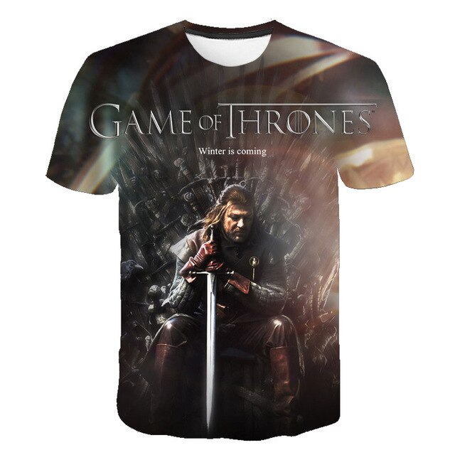 3D Game Of Thrones T-shirt