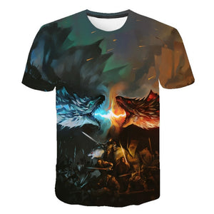 3D Game Of Thrones T-shirt