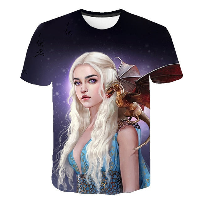 3D Game Of Thrones T-shirt