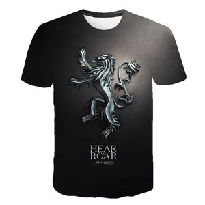 3D Game Of Thrones T-shirt