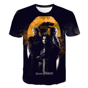 3D Game Of Thrones T-shirt