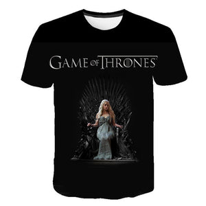 3D Game Of Thrones T-shirt