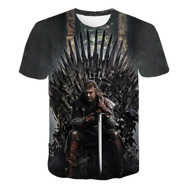 3D Game Of Thrones T-shirt