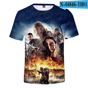 Vikings 3D T-Shırt