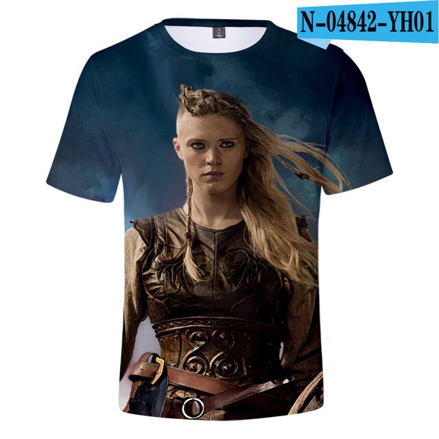 Vikings 3D T-Shırt