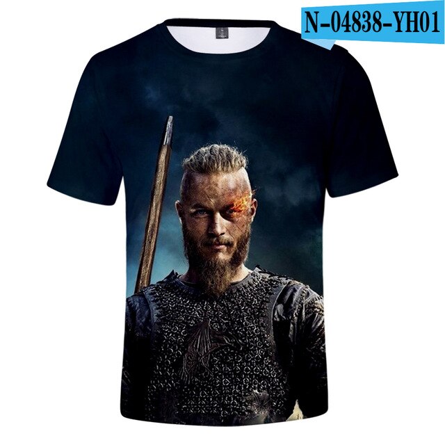 Vikings 3D T-Shırt