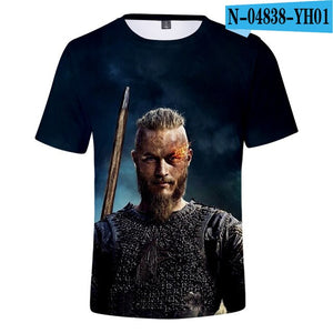 Vikings 3D T-Shırt