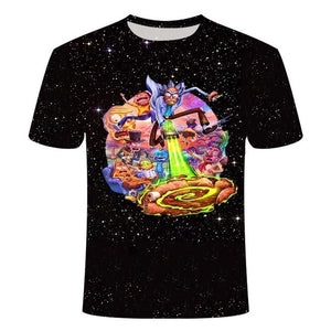 3D Rick and Morty Cartoon T-shirt