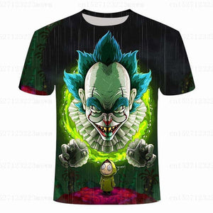 3D Rick and Morty Cartoon T-shirt