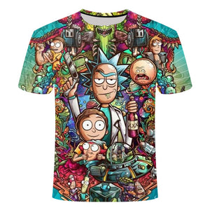 3D Rick and Morty T-Shirt