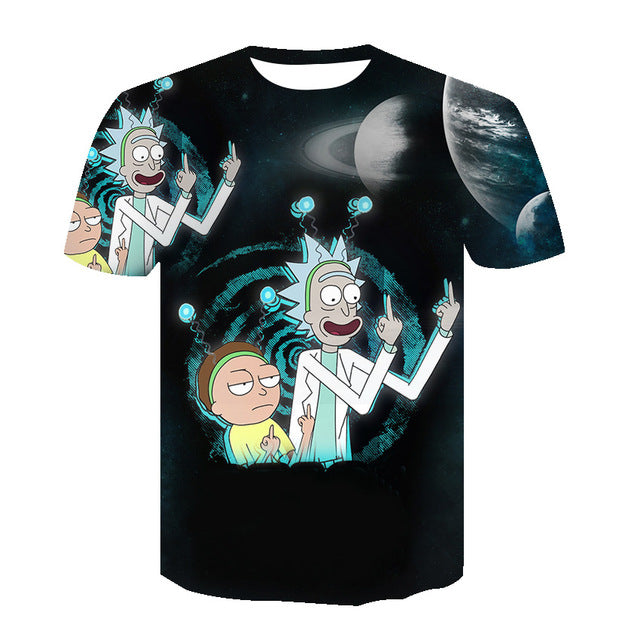 3D Rick and Morty T-Shirt