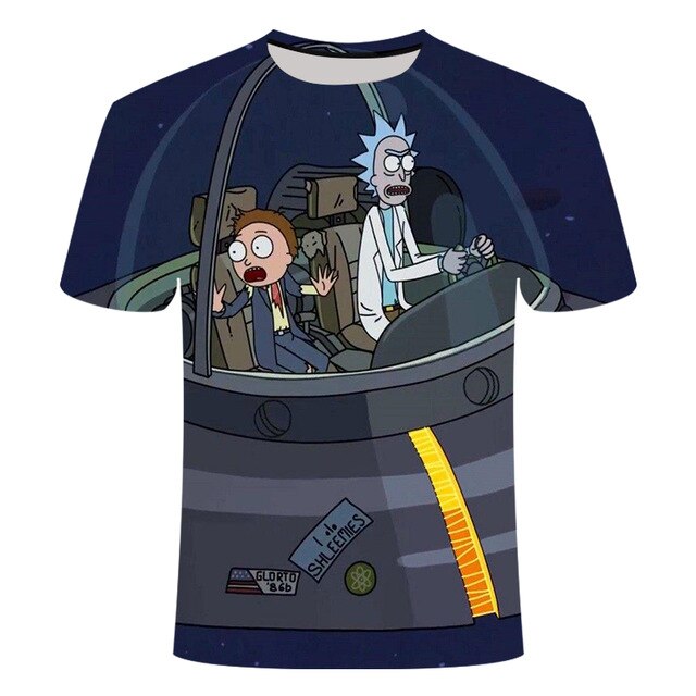 3D Rick and Morty T-Shirt