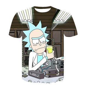 3D Rick and Morty T-Shirt