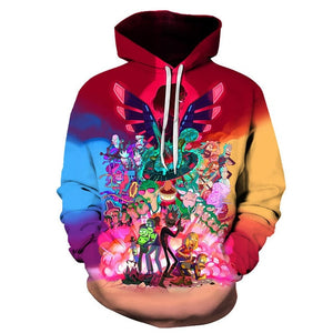 3D Rick and Morty Hoodies