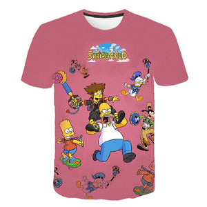 3D  Ricky And Morty Cartoon Tshirt