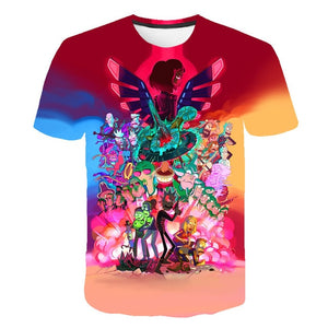 3D  Ricky And Morty Cartoon Tshirt