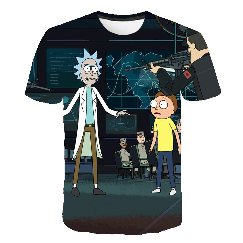 Rick And Morty 3D T-Shirt