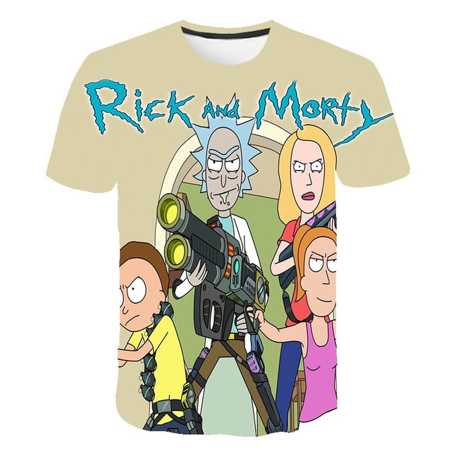 Rick And Morty 3D T-Shirt