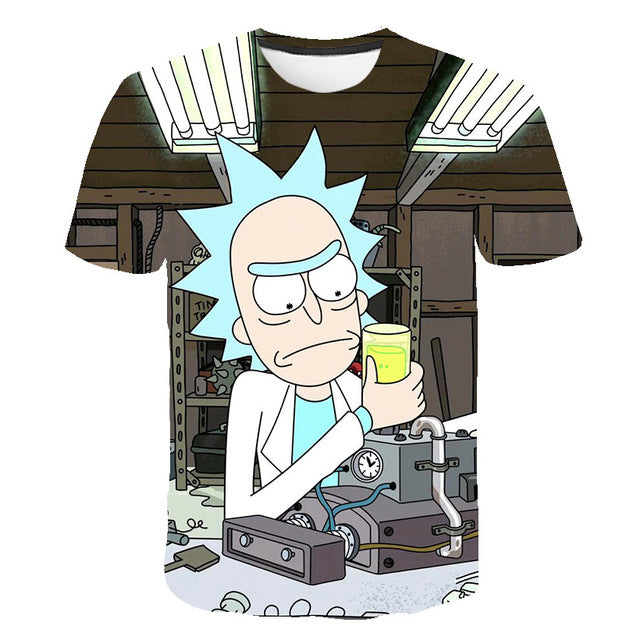 Rick And Morty 3D T-Shirt