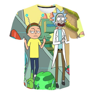 Rick And Morty 3D T-Shirt