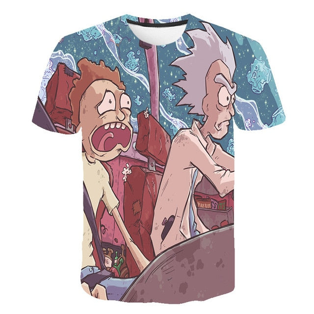 Rick And Morty 3D T-Shirt