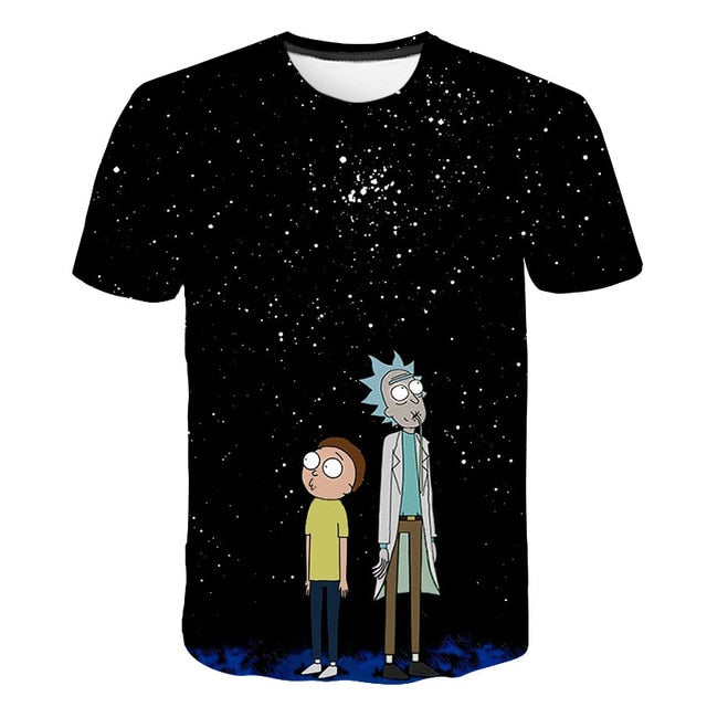 Rick And Morty 3D T-Shirt