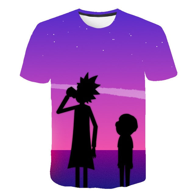 Rick And Morty 3D T-Shirt