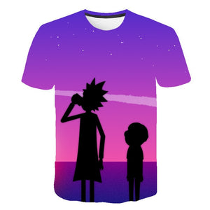 Rick And Morty 3D T-Shirt