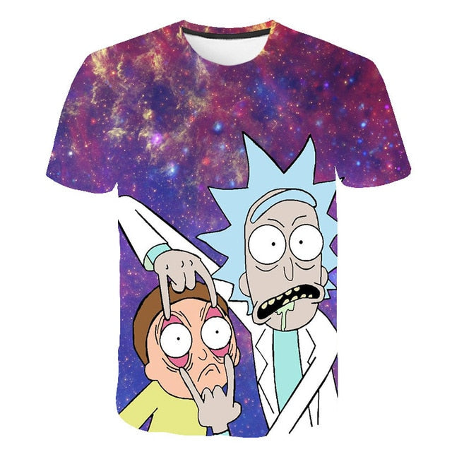 Rick And Morty 3D T-Shirt