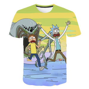 Rick And Morty 3D T-Shirt