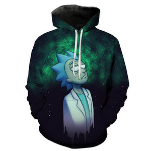 3D Rick and Morty Hoodies