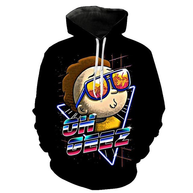 3D Rick and Morty Hoodies