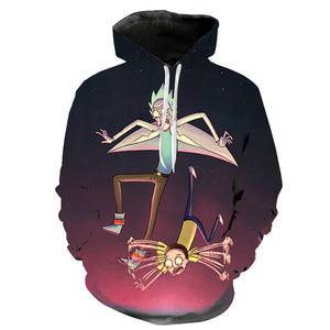 3D Rick and Morty Hoodies