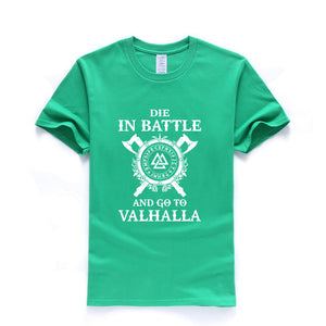 Die In Battle And Go To Valhalla Vikings Tshirt